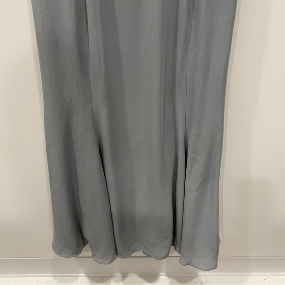 Wtoo Ruffle Trim Neckline Flowy Bridesmaid Dress Gown Size 8 - Picture 5 of 9